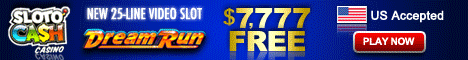 Get $7 free no deposit requiredget up to $7,777 bonus free at Sloto Cash Casino!
