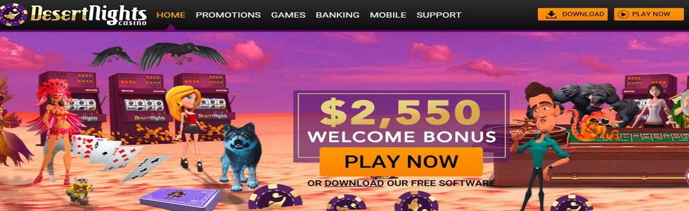 Desert Nights Casino Bonus Offers, Games and Software.