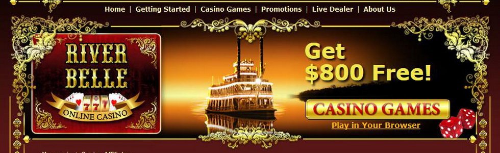 River Belle MicroGaming Casino Get $800 Free.